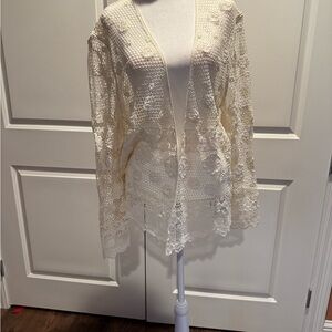 Sundance Cream Lace Cardigan